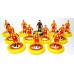 Subbuteo Andrew Table Soccer Melchester Rovers with Subbuteo logo on WSB Professional bases